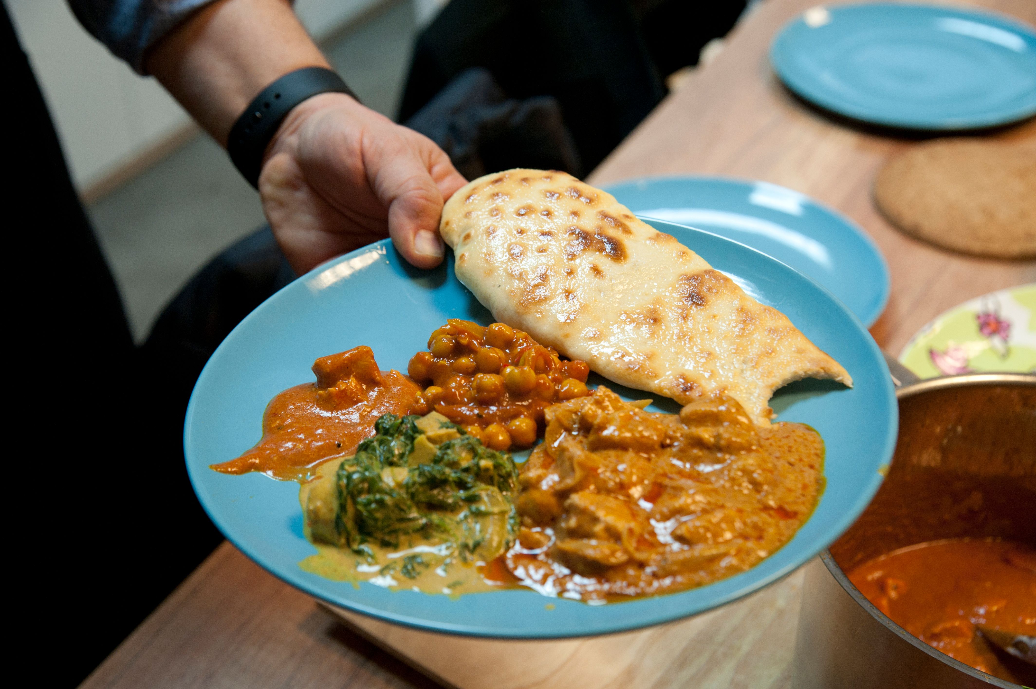 Curry de garbanzos