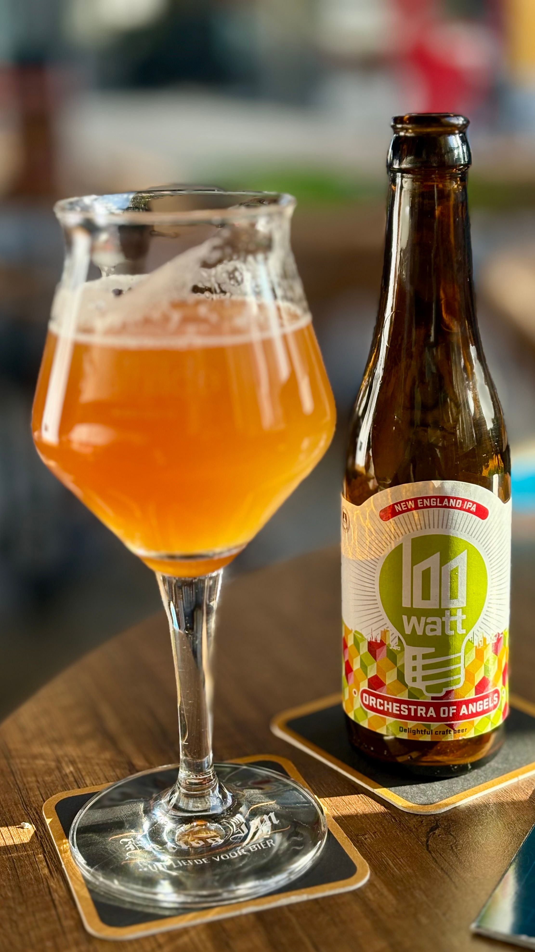Cerveza artesanal IPA (pinta)